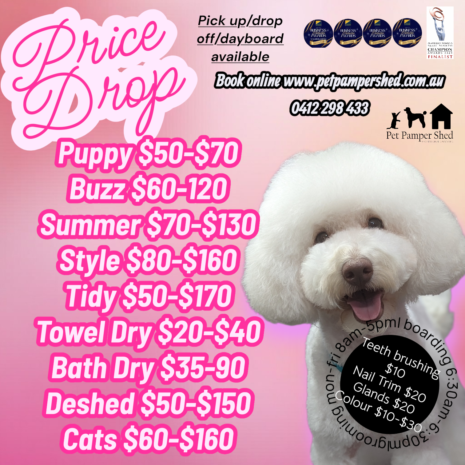 Pet Pamper Shed Yarrabilba — Pet Groomers