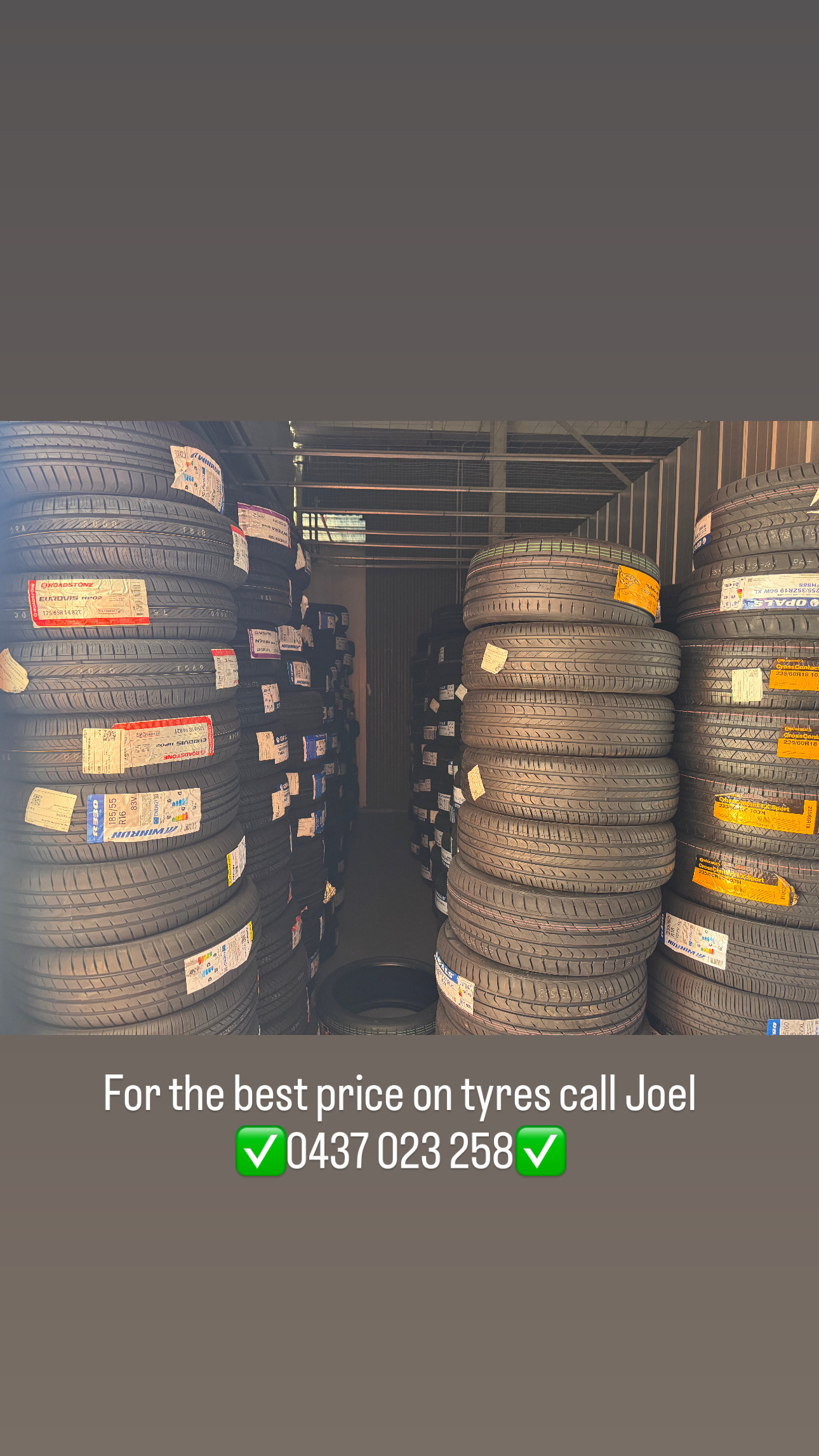 Joel Monck tyres & used car hire