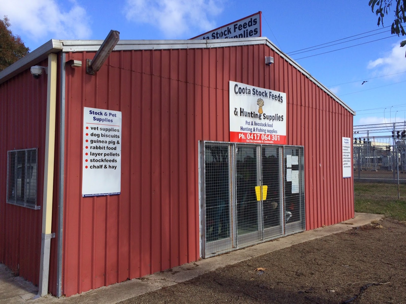 Coota Stock Feeds & Hunting Supplies — Pet Groomers