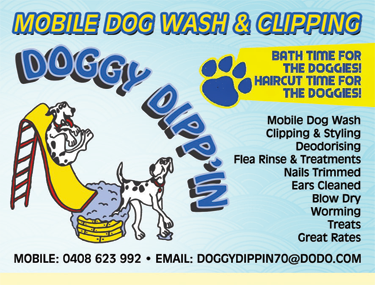 Doggy Dippin Mobile Dog Wash & Grooming logo