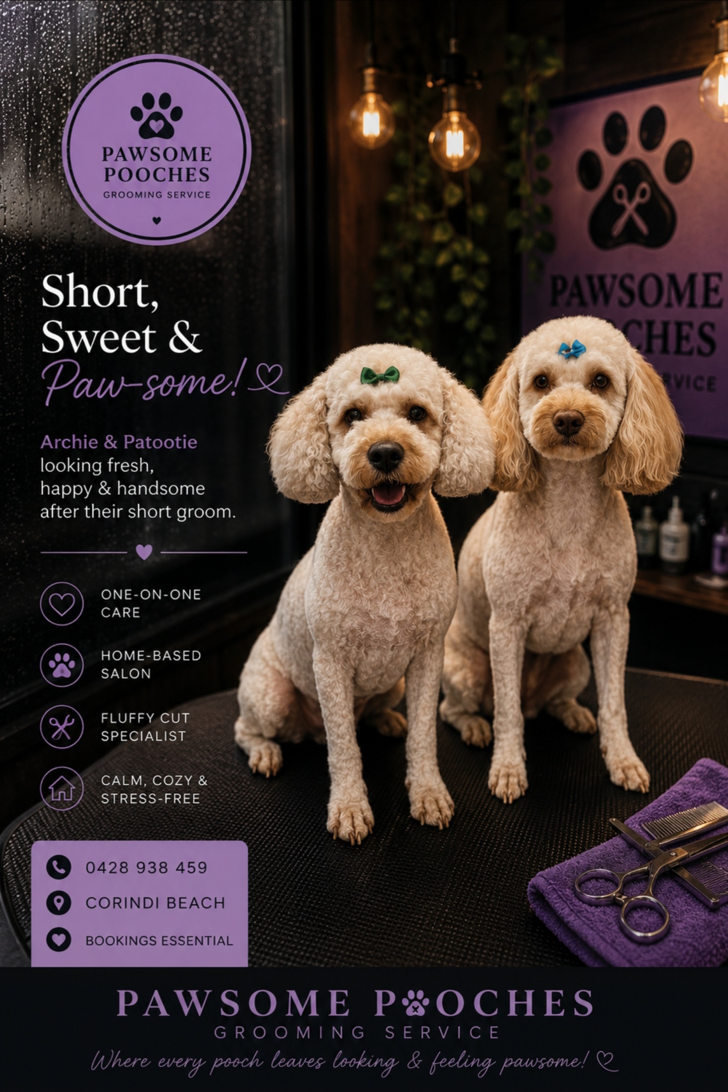 Pawsome pooches grooming service — Pet Groomers