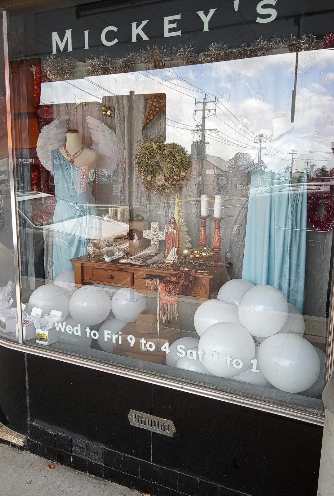 Mickey's sewing shop and pre-loved boutique